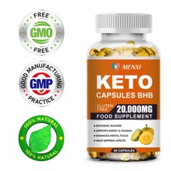 MENXI Keto Gummies & Capsules Bundle – Rapid Ketosis Starter Kit 30 Days 60PCS