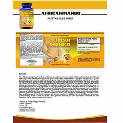 Coconut Colon Detox Cleanse & African Mango Weight Loss Fat Burn Capsules Combo