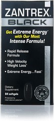 Zantrex Black, Rapid Release Weight Loss Formula, 84 Softgels