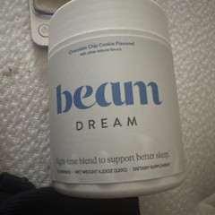 Beam Dream Night-time Blend Powder Chocolate Chip Cookie Sleep Aid 4.23 oz