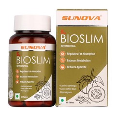 Sunova Bioslim Herbal (60 Tablets) Weight Management & Boost Metabolism