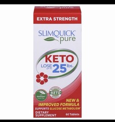 SlimQuick KETO Extra Strength, 60 Count..+