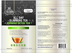 All Day Slimming Tea For Weight Loss – All Natural 30 Days Detox Tea That Fla…