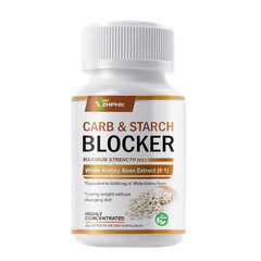 60PCS Fat and Carb Blocker Appetite Suppressant Burn Low Keto Weight Loss Pill