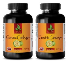 Diet Pills – GARCINIA CAMBOGIA Pure Extract – Belly Fat Burner HCA 60% -2 Bottle