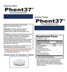 Phent37 – Speckled Tablets Appetite Control, Fat Burner Phenylethylamine Energy