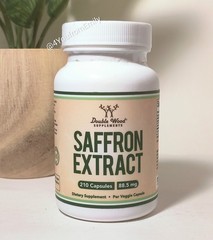 Double Wood Saffron Extract 88.5 mg • 210 Capsules • Exp 10/26 New Read