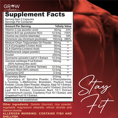 Grow Vitamin super Fat Burner – fast and effective, exp 02/2025