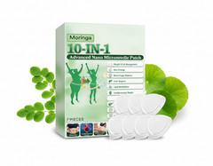 Berberine 10 in1 Advanced Nano Microneedle Patch for Weight Loss 7PCS Moringa US