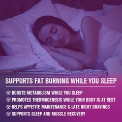 Night Time Burn Fat Capsules For Men & Women – Lose Weight, Appetite Suppressant