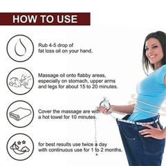 Weight Loss Fat Burner Oil for Women & Men Belly and Waist Stay Perfect Shape