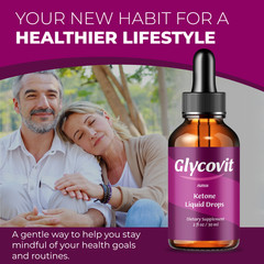 (3 Pack) Glycovit Ketone Liquid Drops Glyco Vit Blood Sugar Support (6 oz)