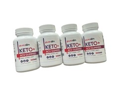 PURESLIM ACV+ Gummies Pure Slim Keto ACV (4 Pack Total) NEW Exp 7/2025