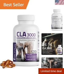 CLA 3000 Extra High Potency – 2250mg Softgels for Weight Management – 120 Count