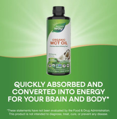 Organic MCT Oil Coconut Ketogenic Keto Diet Weight Loss Product MTC Non-Gmo