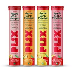 PLIX Apple Cider Vinegar Effervescent Tablet for Weight Loss Multipack Exp 2027