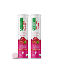 2xApple Cider Vinegar Effervescent Tablet with Mother For Metabolism,Weight Mang