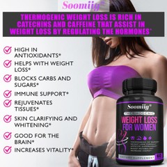 Thermogenic Weight Loss for Women Fat burner Appetite Suppressant Metabolism