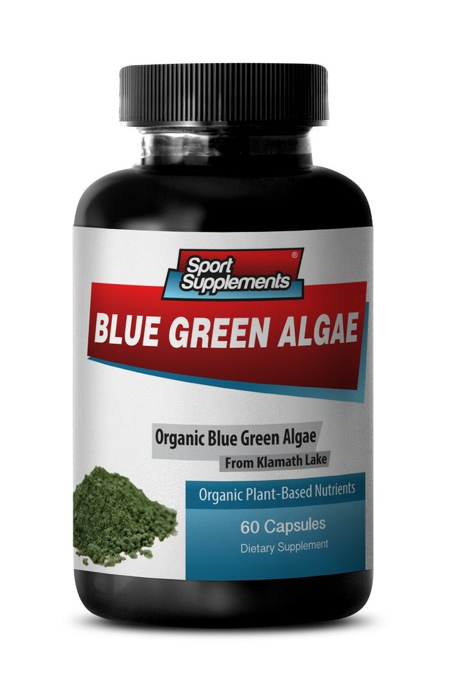 Klamath Lake Antioxidant – Organic Blue Green Algae 500mg – 1 Bottle 60 Capsules