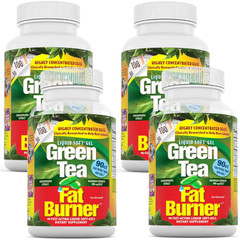 Applied Nutrition Green Tea Fat Burner 90 Softgels Each (Pack of 4)