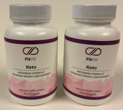 Fit Pill Advanced Keto Formula Max Loss Support Fitness Supplement 120 Capsules