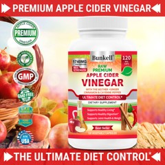 APPLE CIDER VINEGAR ACV 1740mg PURE WEIGHT LOSS FAT BURNER Diet Pills