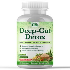 Gut Detox Supplement, Colon Cleanse, Digestive Cleanse, Bloating Support 60Caps