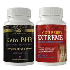 Keto BHB 800mg Weight Management & Goji Berry Extract Immune Support Supplement
