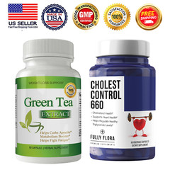 Green Tea Extract Weight Management & Cholesterol 660 Support Heart Supplement