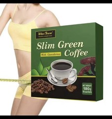 5 PACK SLIM GREEN COFFEE With Ganoderma HEALTHY WEIGHT LOSS.