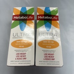 Lot of 2 MetaboLife Ultra Advanced Weight Loss Formula – 45 tabs 7/27