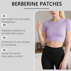 Berberine Patches 30 Patches 1 Month Supply，Metabolism Boosting