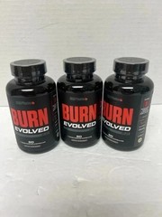 3-PACKlot of 3 Sculptnation BURN EVOLVED 2.0 Fat Loss Supplement ,180 Capsules