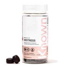 Known Destress Gummies VEGAN & Halal – 60 Gummies | Natural Stress & Anxiety Sup