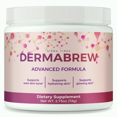 DermaBrew Powder – Premium Derma Brew for Skin Hydration & Glow (30 Servs.)
