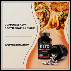 Keto Diet Pills Berberine,Malic Acid,Advanced Ketogenic Caps Fat Burner 6o Pills