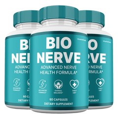 BioNerve Capsules, Max Strength, Bio Nerve Pills For Nerve Health (3 Pack)