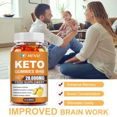 MENXI Keto Gummies & Capsules Bundle – Rapid Ketosis Starter Kit 30 Days 60PCS