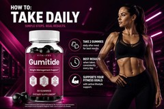 ( 5 Pack ) Gumitide Weight Management Gummies, Gumitide Supplement 30 Gummies