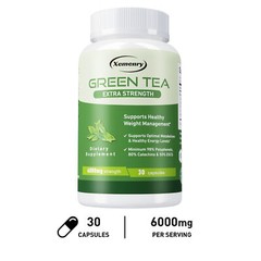 Green Tea Capsules 6000mg – Weight Loss,Metabolism Health,Support Natural Energy