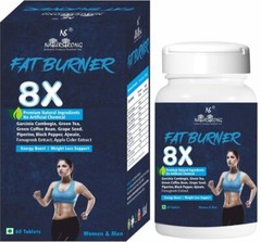Naturstrong 100% Natural Fat Burner 8X for Weight Loss Products Unisex – 60 Tab