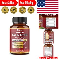 All-Natural Fat Burner Capsules for Weight Loss & Energy – 2- Supply