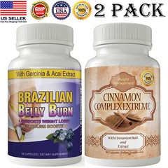 Brazilian Belly Acai Berry & Cinnamon Bark Extract Weight Management Supplement