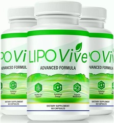 (3 Pack) LipoVive Capsules Weight Loss Pills to Help Burn Excess Belly Fat Fast