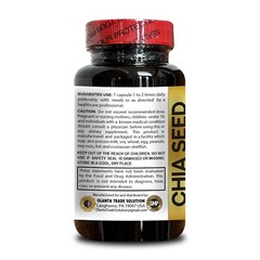 CHIA SEED OIL – Organic Cold Pressed chia seed Capsules, energy and focus pills