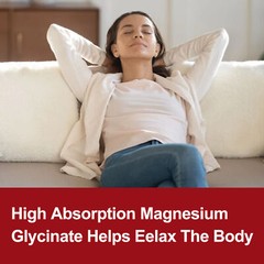 60 Gummies Supplement Calm Mood,Muscle, Bone & Sleep Support Magnesium Glycinate