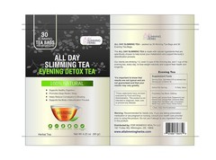 All Day Slimming Tea For Weight Loss – All Natural 30 Days Detox Tea That Fla…