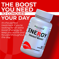 ENERGY – Enhance Vitality, Stamina & Mental Focus – Performance Booster – 60 Cap