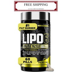 Lipo6 Black Intense Ultra Concentrate Thermogenic Fat Burner | Weight..