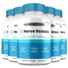 Nerve Restore Capsules, NerveRestore Cognitive and Brain Supplement (5 pack)